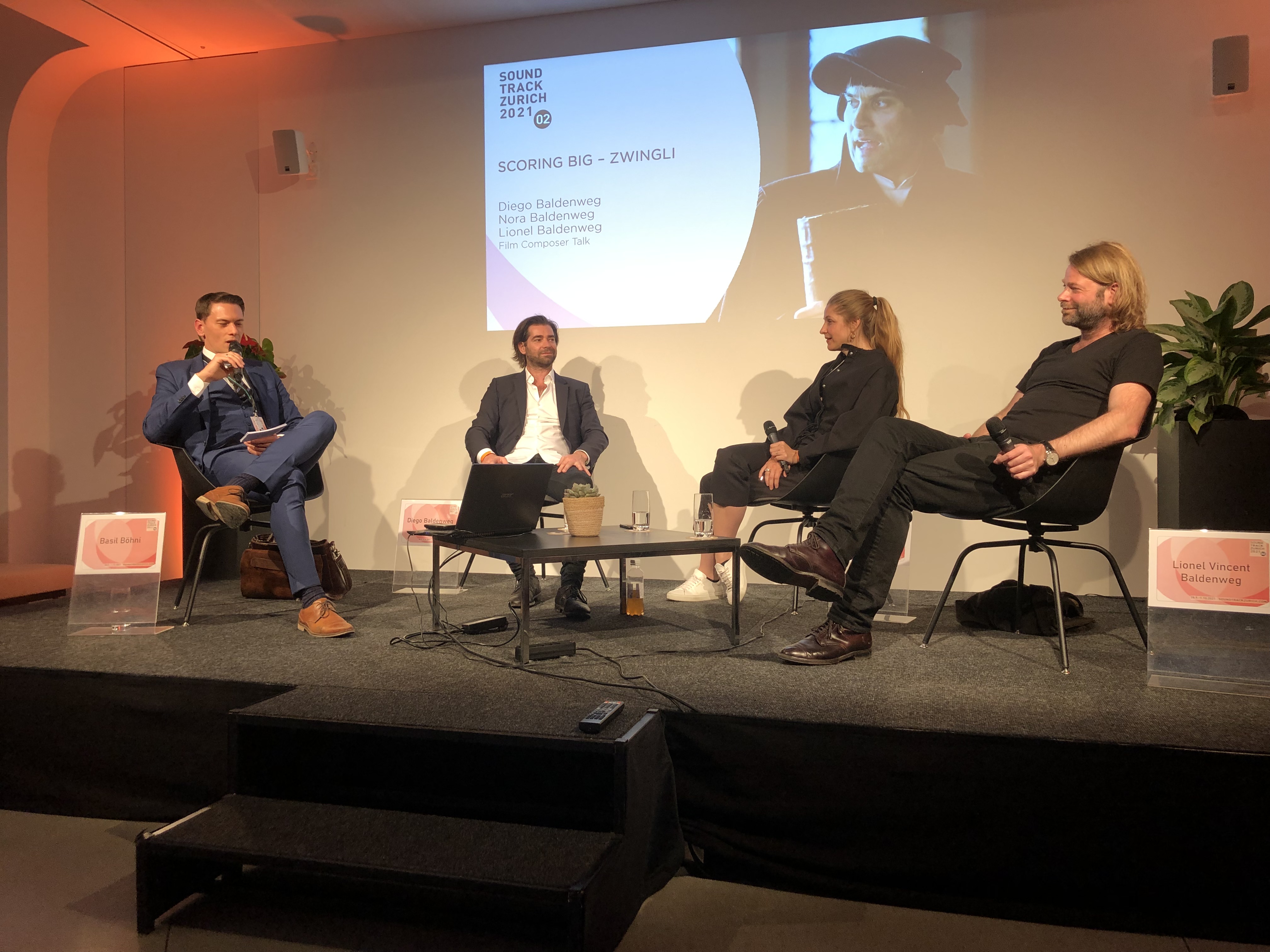 Film Composer Talk: Diego Baldenweg, Nora Baldenweg & Lionel Baldenweg