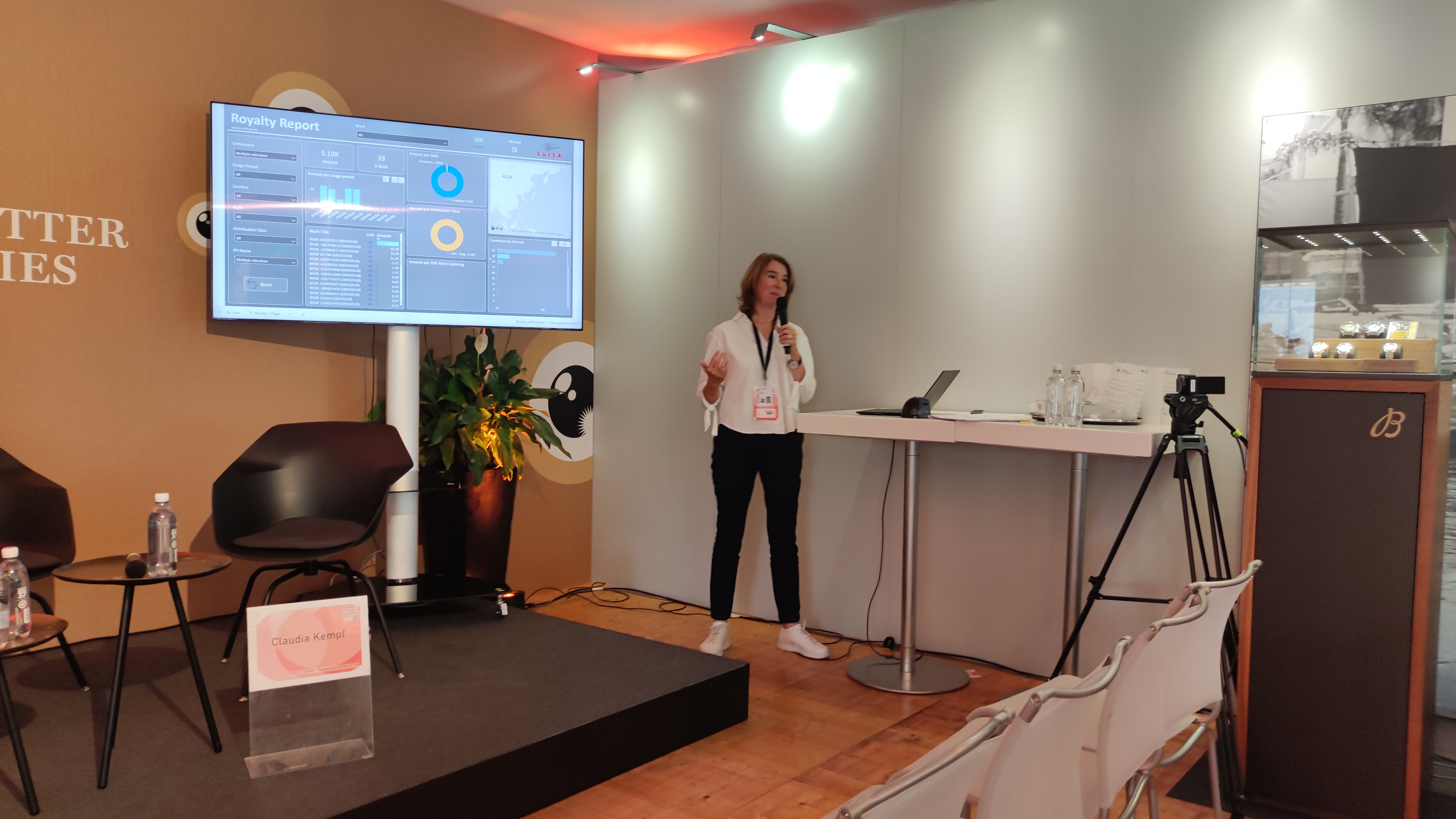 SUISA: Royalty Report with Claudia Kempf