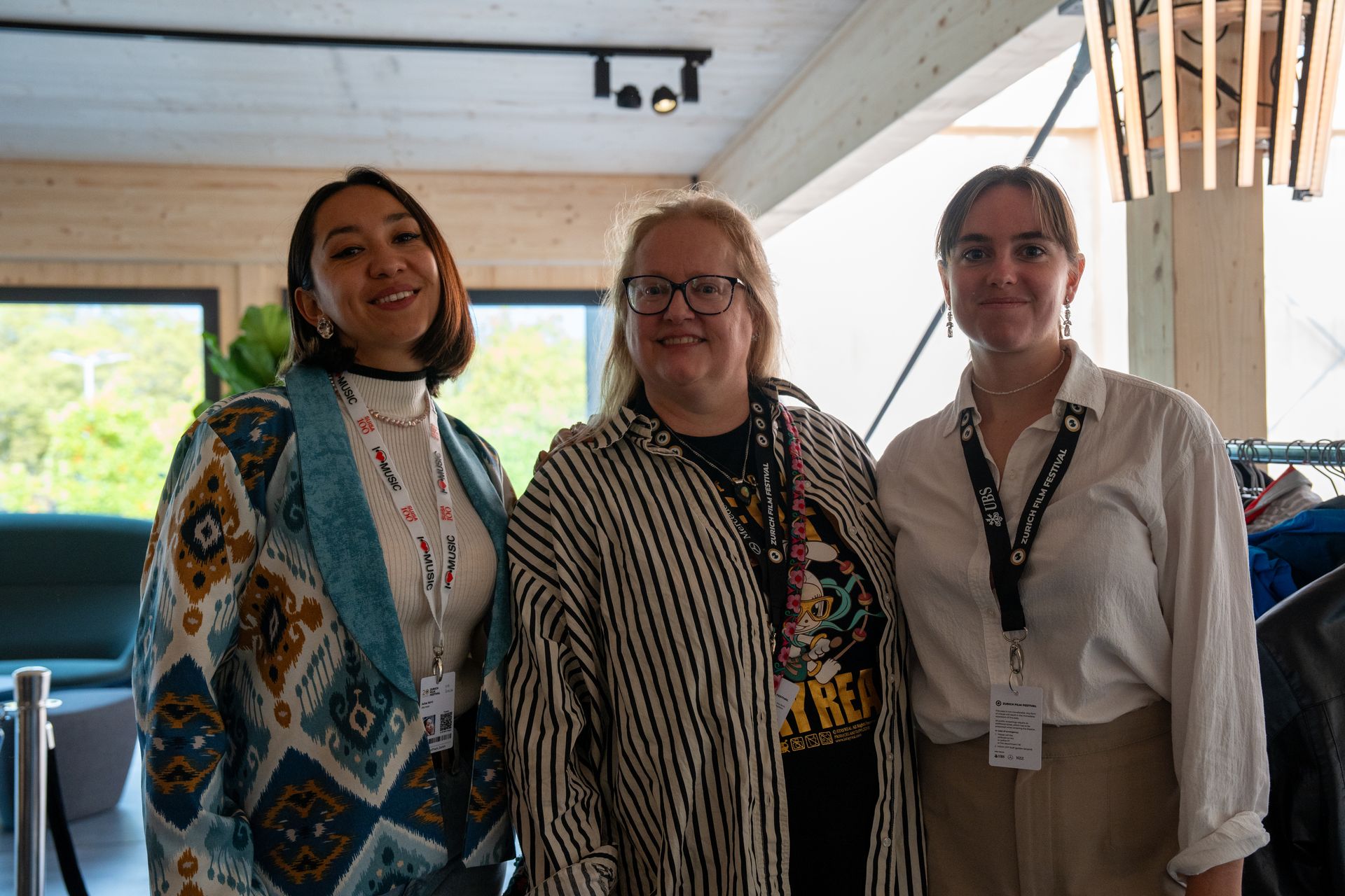 Aziza Kanz, Betty Grovelle and Melanie Rusch